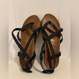 Blowfish Malibu Black Sandals